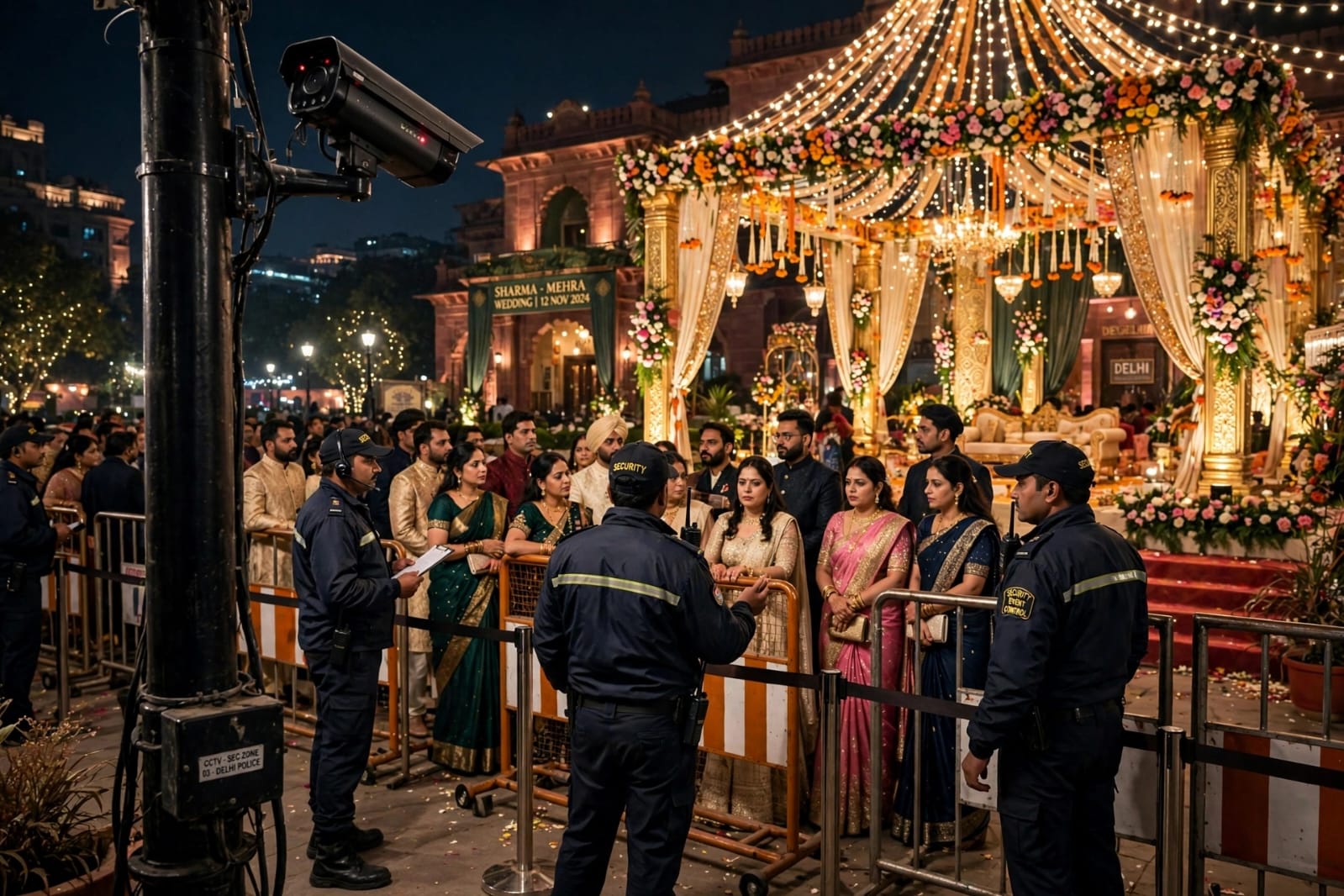 CCTV Camera on Rent for Wedding Event in Delhi by GTM Secure